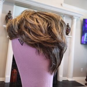 Jon Renau Allure 5350 Shaded Mocha Synthetic Classic Collection Pixie Wig New